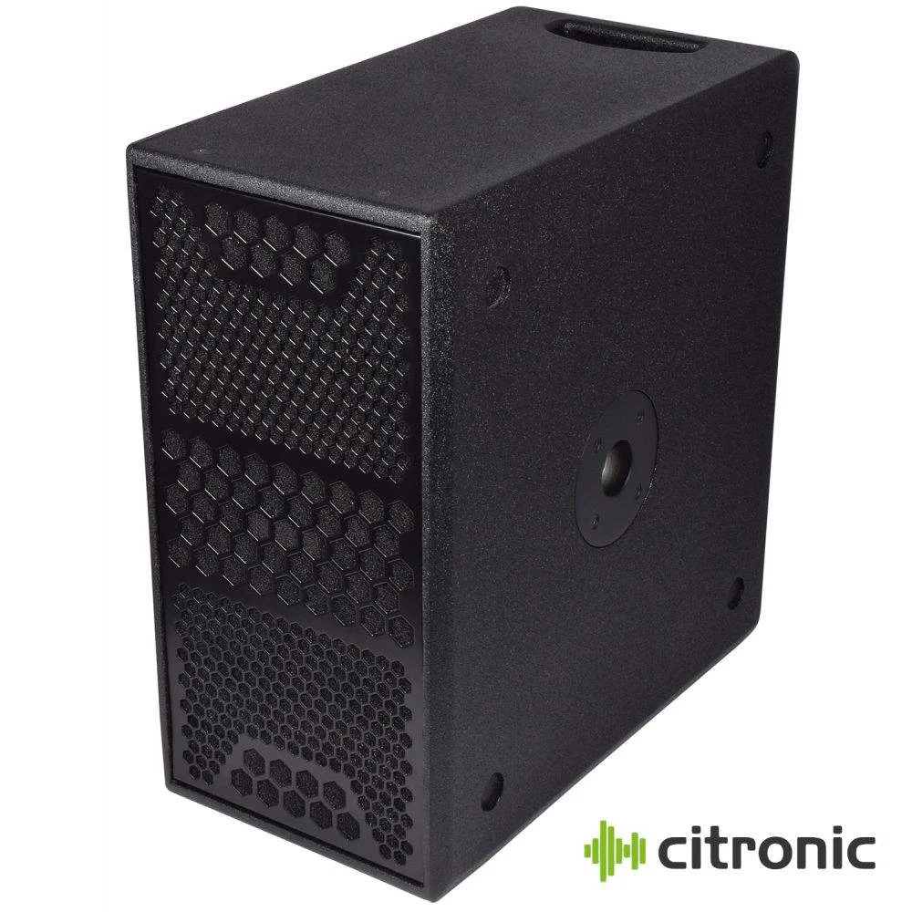 Subwoofer amplificado profissional 2x8 700w dsp citronic