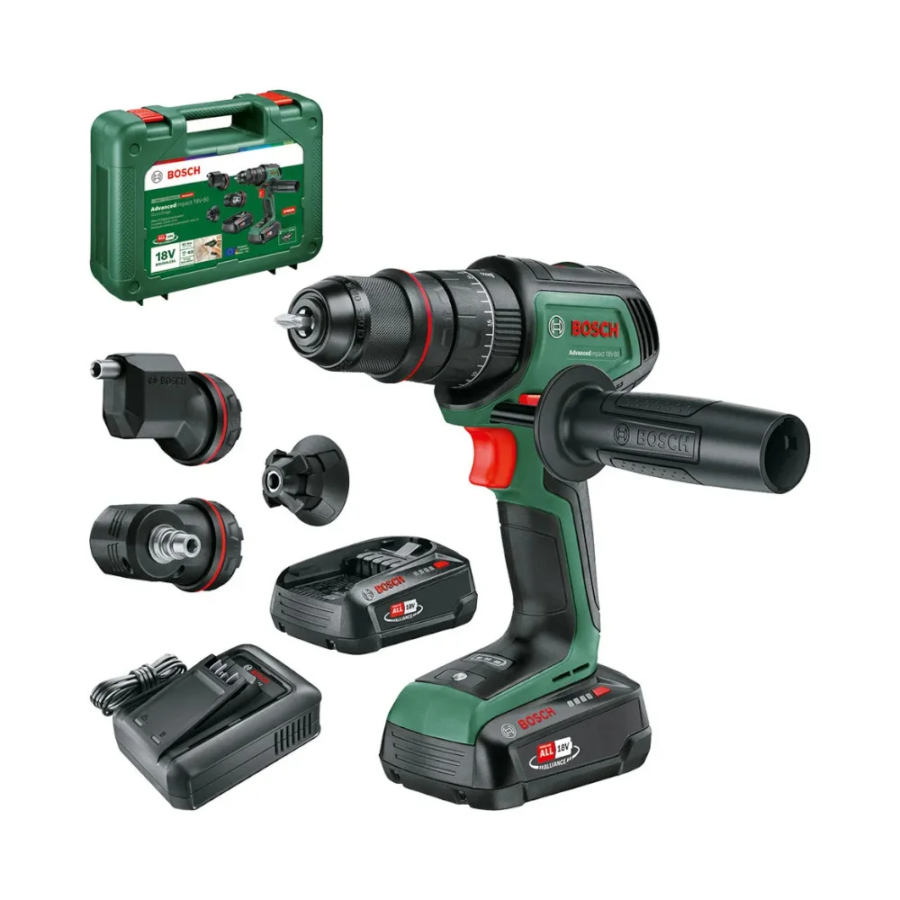 Berbequim com Percussão BOSCH AdvancedImpact 18V