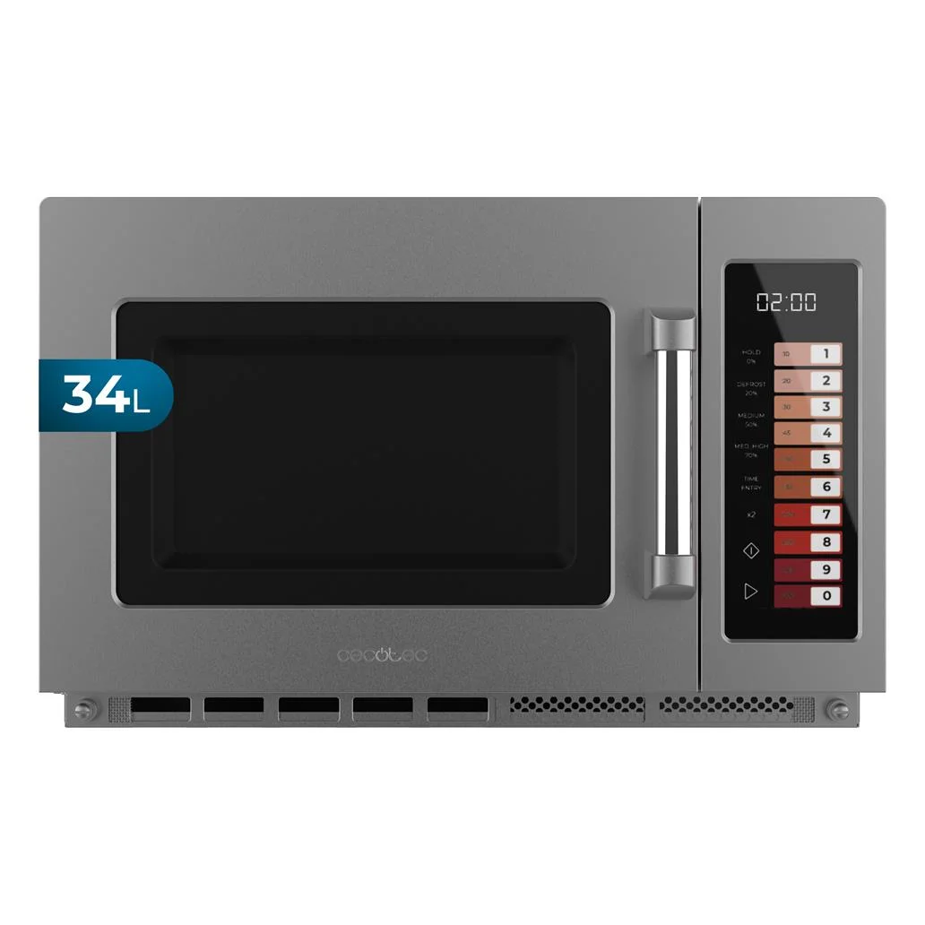 Microondas Comercial FlatPro 340034L 2100W CECOTEC