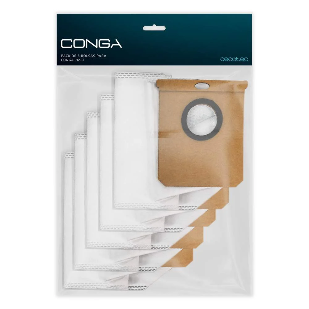 Pack De 5 Sacos Para Conga 7690 CECOTEC