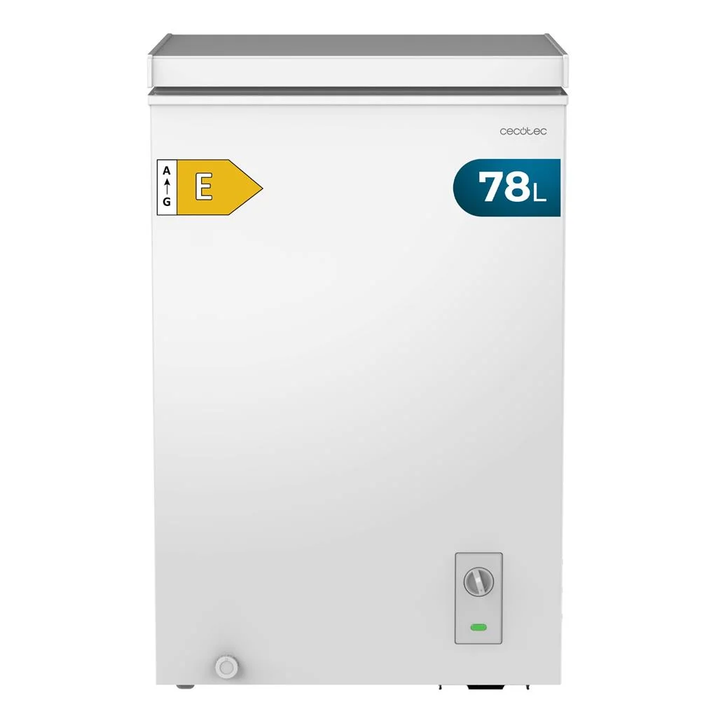 Arca Horizontal Bolero CoolMarket Chest 78 White 78L CECOTEC