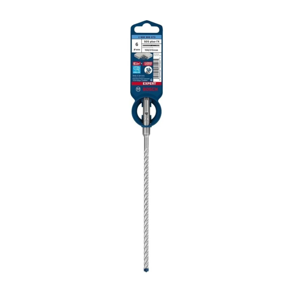 Broca Bosch para Martelo Expert Sds PLUS-7X de 6X150X215Mn
