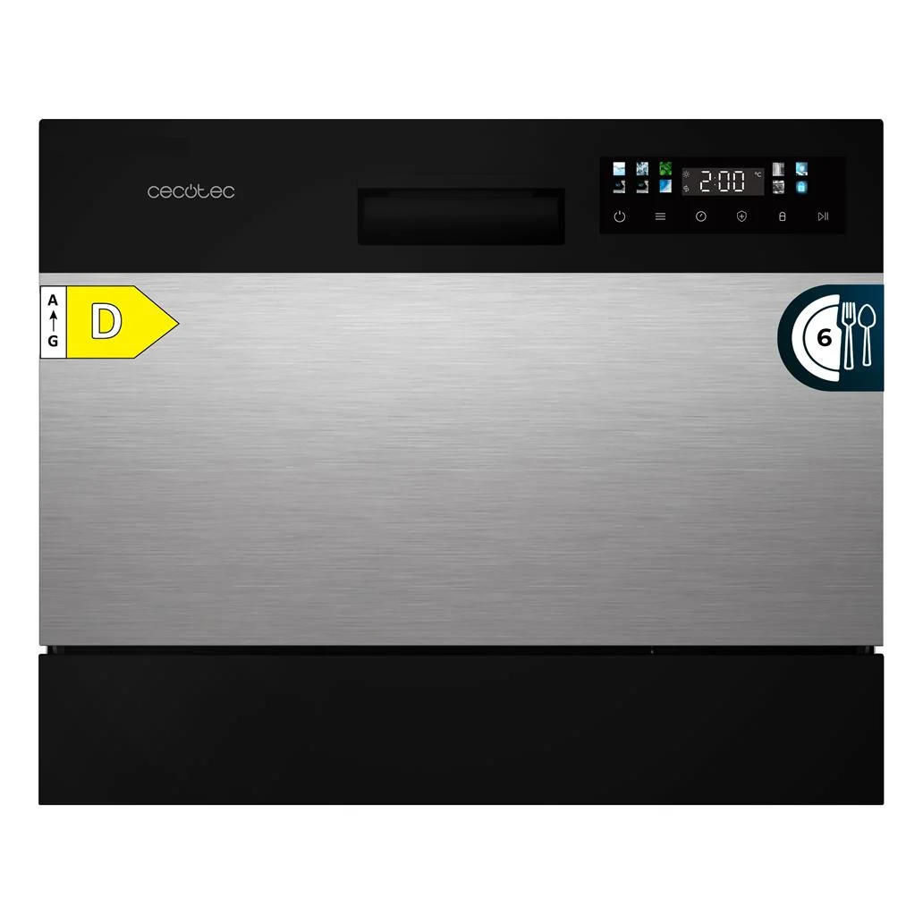 Mini Máquina Lavar Loiça Bolero Aguazero 2300 Inox CECOTEC