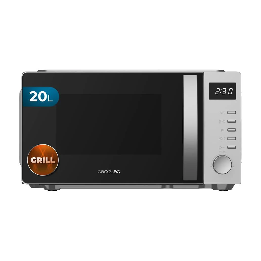 Microondas C/ Grill Proclean 5105 Silver 20L 700W CECOTEC