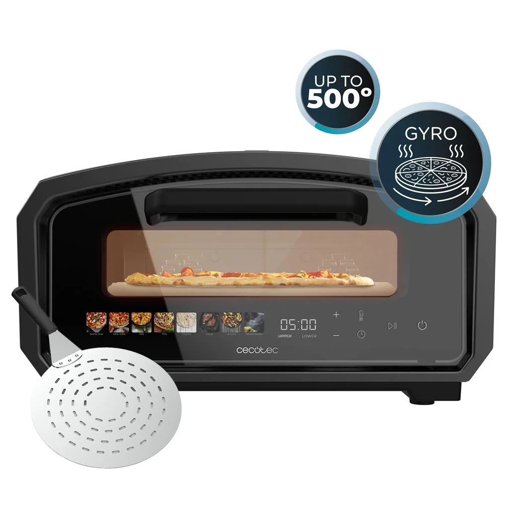 Forno Elétrico Para Pizzas Pizza Co 500 Gyro CECOTEC