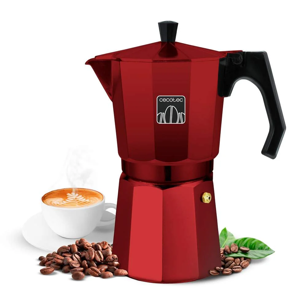 Cafeteira Italiana Cecotec Mokclassic 600 Vermelha
