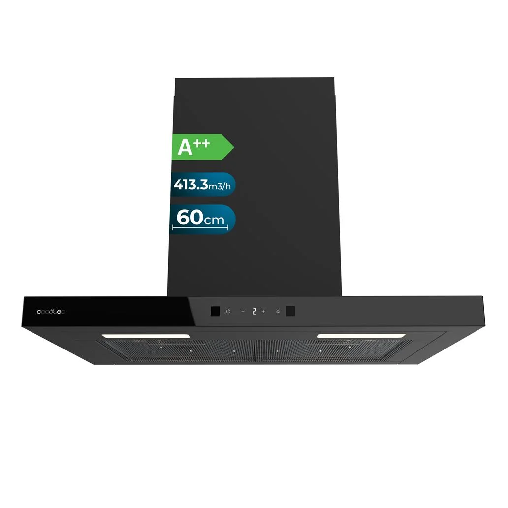 Exaustor de Parede Bolero Flux TT 604400 Black A++ CECOTEC
