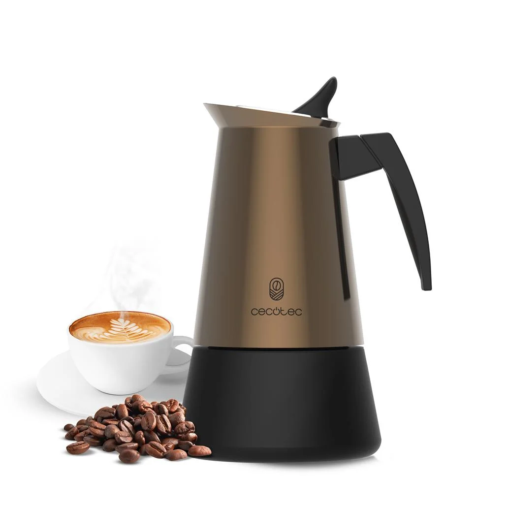 Cafeteira italiana Piccolina 600 Dourado CECOTEC