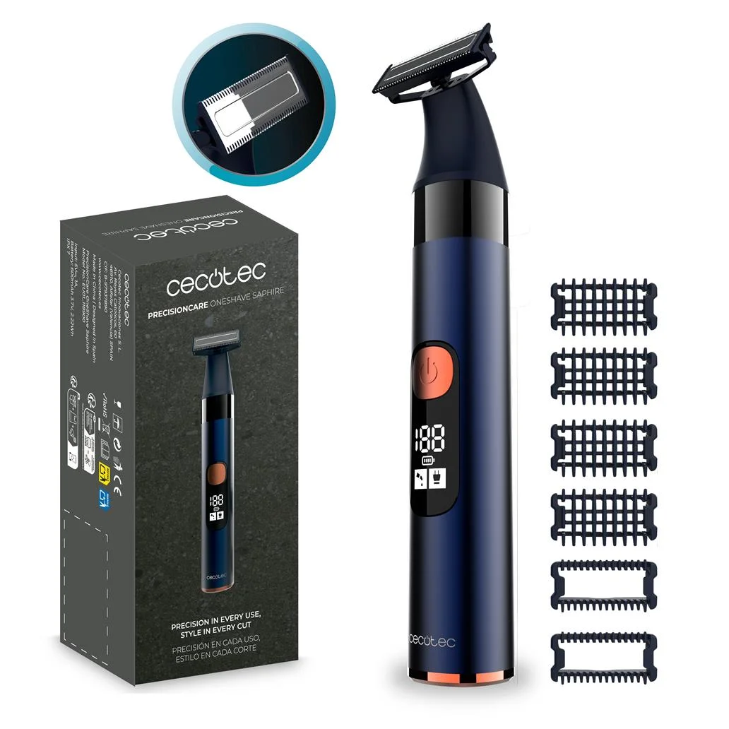Barbeador CECOTEC PrecisionCare OneShave Sapphire