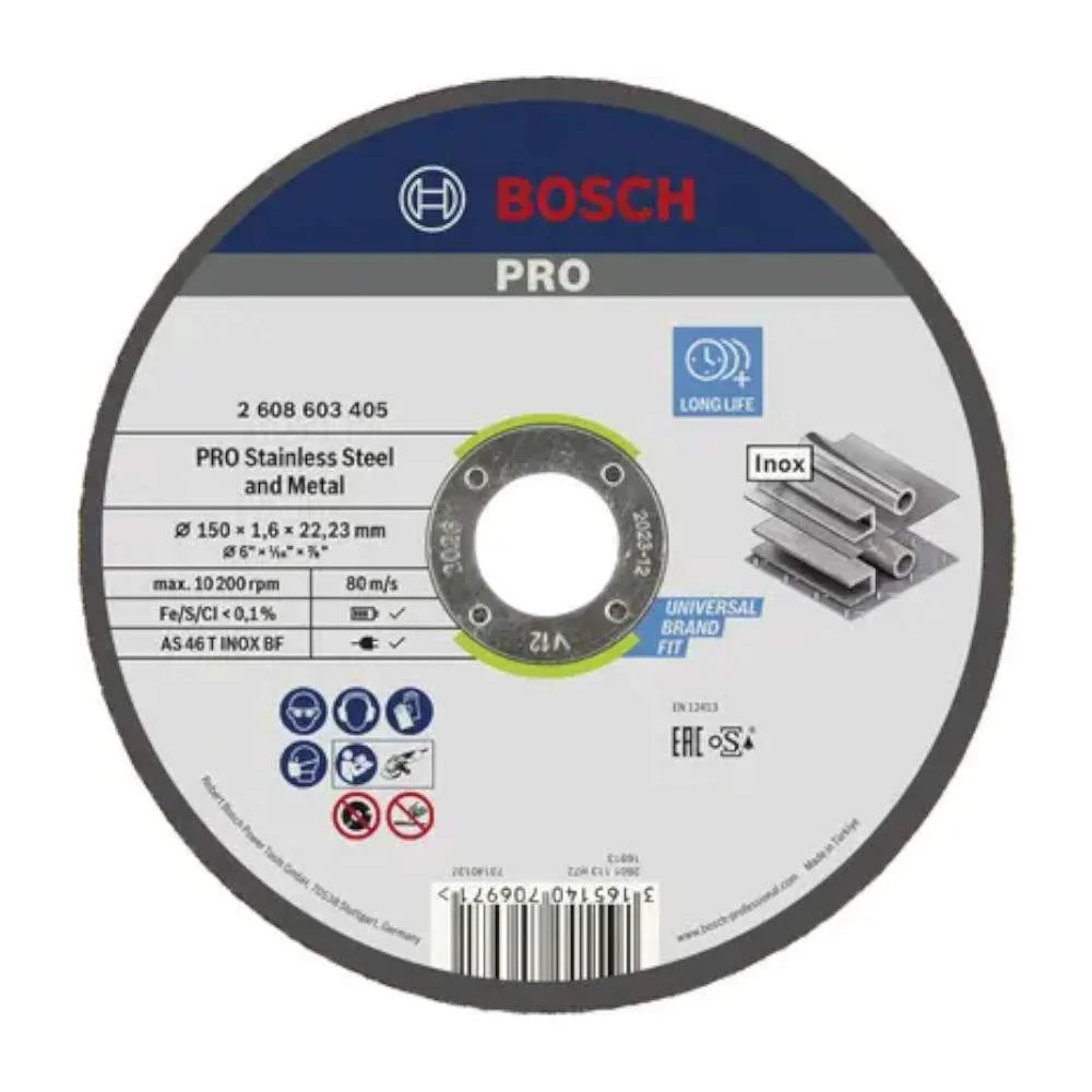 Disco BOSCH de Corte Expert for INOX 150 mm