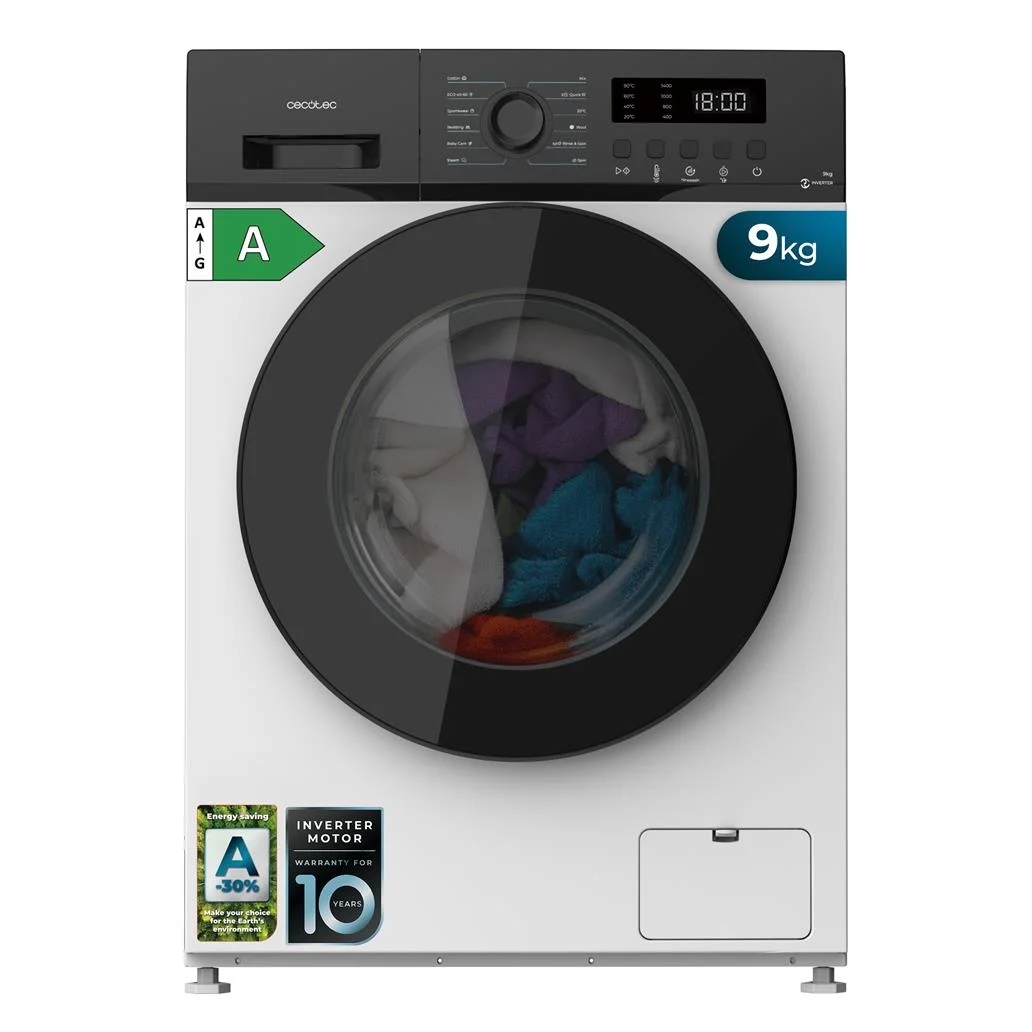 Máquina Lavar Roupa Bolero DressCode 9155 Inverter 9Kg