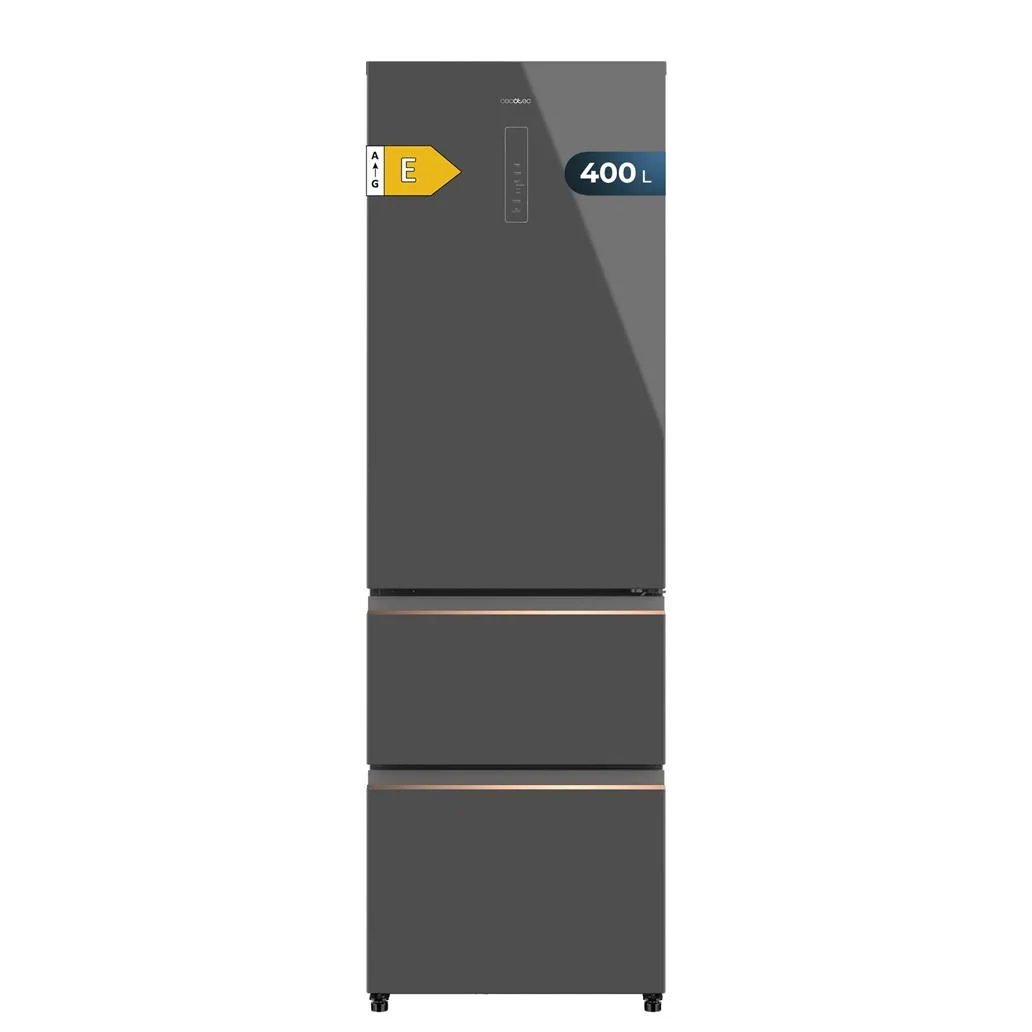 Combinado Bolero CoolMarket Combi FD 400 Grey Glass 400L