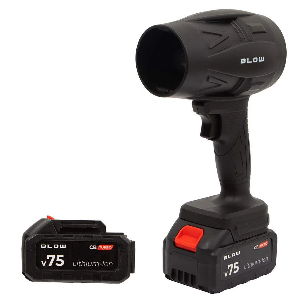 Soprador de ar portátil 21v 2.4ah c 2 baterias blow