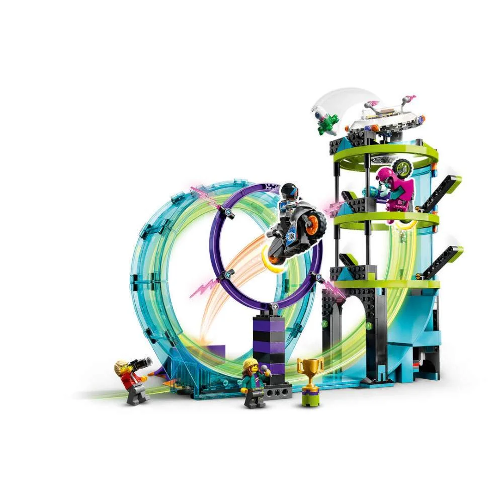 Lego Desafio Acrobático Derradeiro Mostociclistas 385Pcs +7