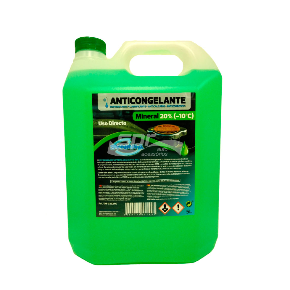 ANTICONG. MINERAL 20% - VERDE 5LT