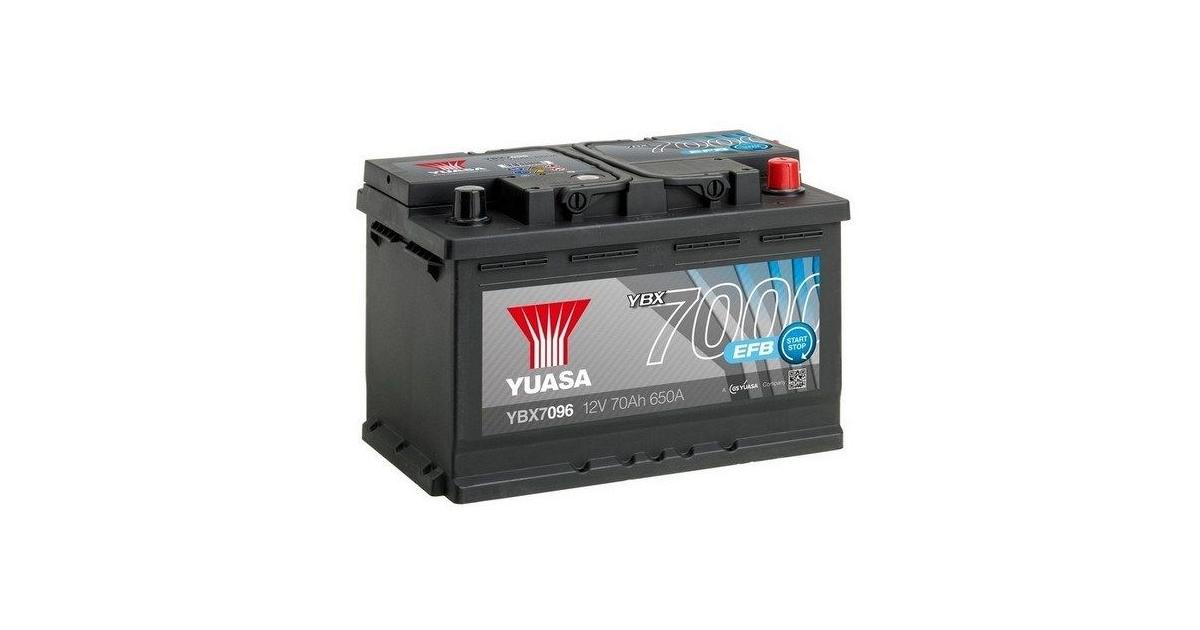 Batería YBX7096 12V 70Ah 680A Yuasa EFB Start Stop Battery — Totcar