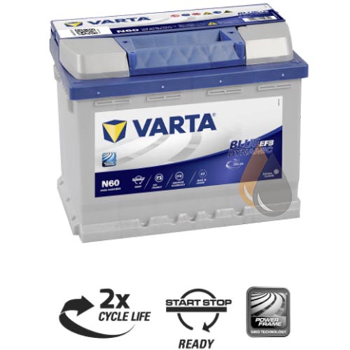 Аккумулятор varta n60