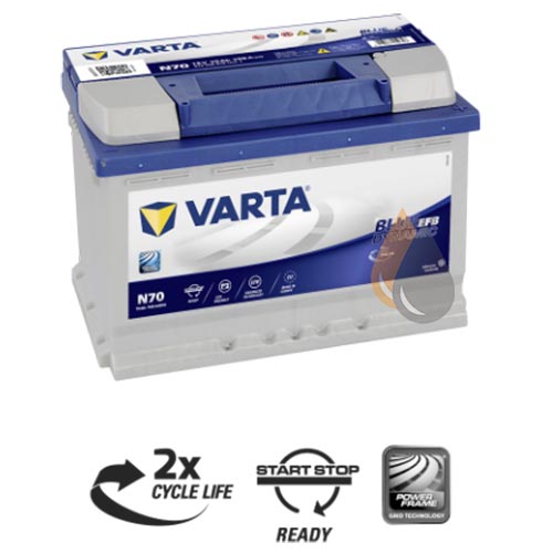VARTA Blue Dynamic EFB N70 12V