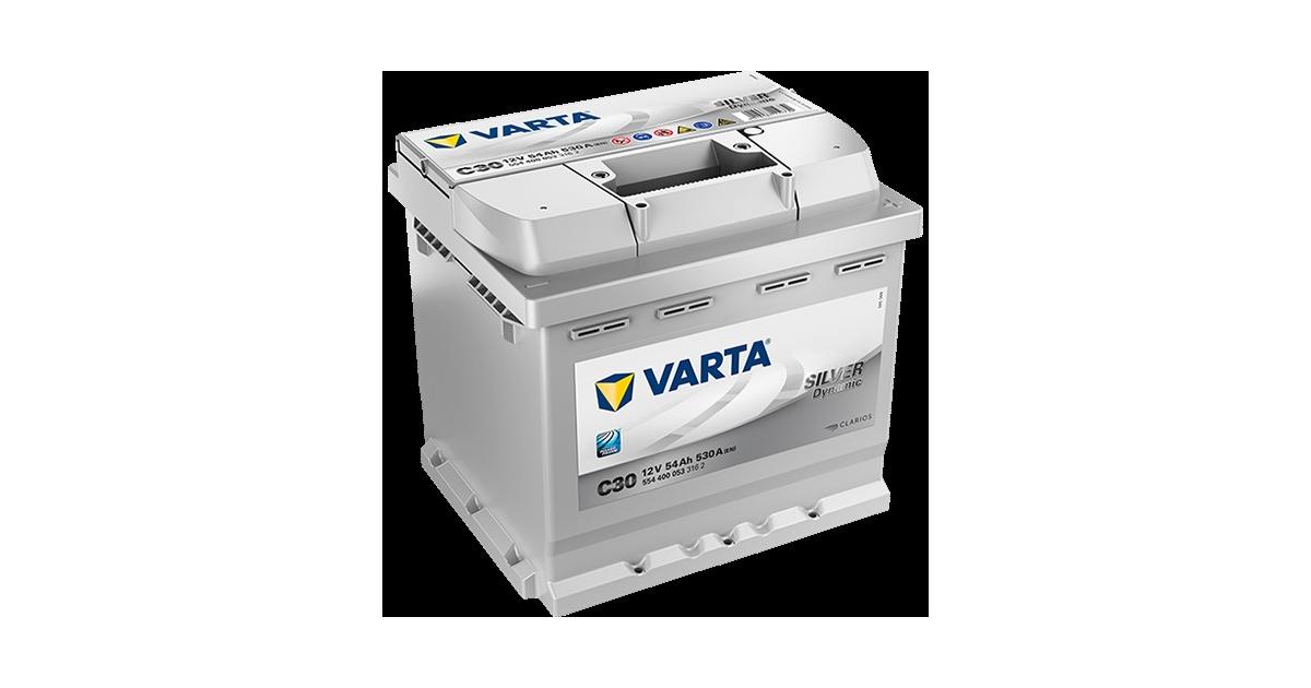Varta C30 - SILVER DYNAMIC 12V / 54Ah / 530A, 68,90 €