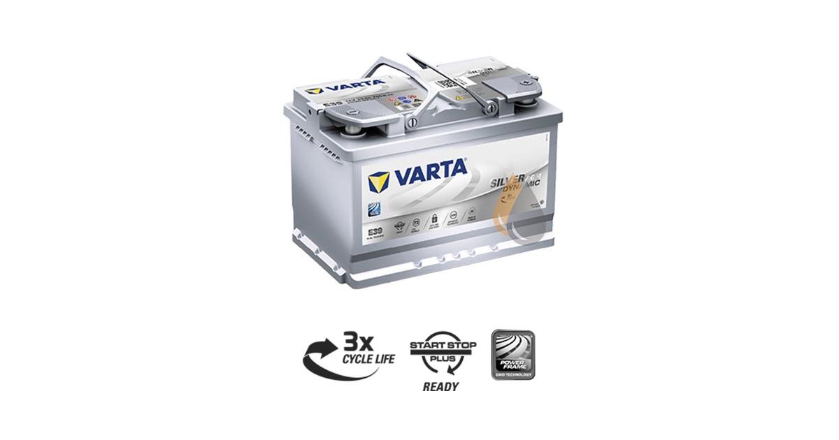 Varta A7 (E39)  12V 70Ah Silver Dynamic AGM Autobatterie Varta