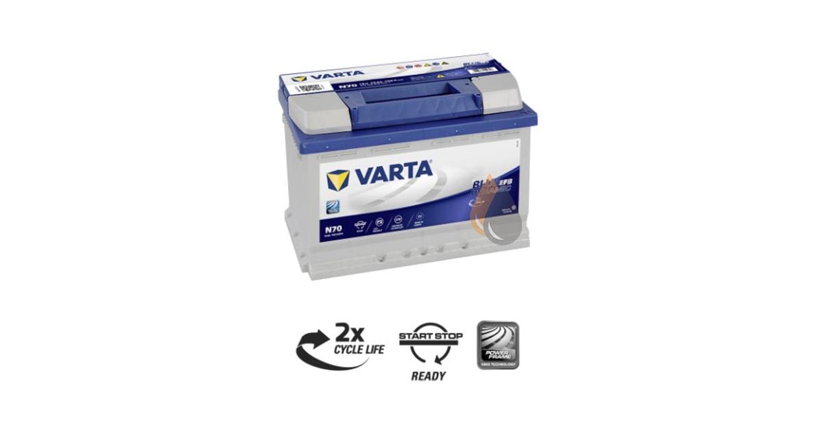 Batterie Varta N70 - L3 Start & Stop EFB - 70Ah - 760Aen