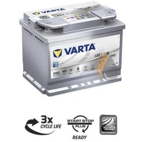 VARTA Silver Dynamic AGM D52 ( A8 ) 12V 60ah 680A D Start-St