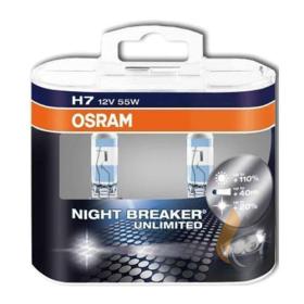 OSRAM 64210 H7 Duo Night Breaker Unlimited 12V 55W