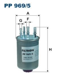 FILTRON Filtro de Combustível PP969/5