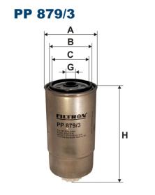 FILTRON Filtro de Combustível PP879/3
