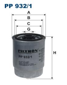 FILTRON Filtro de Combustível PP932/1