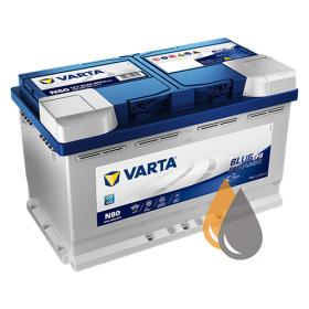 VARTA Blue Dynamic EFB N80 12V 80ah 740A D Start-STOP