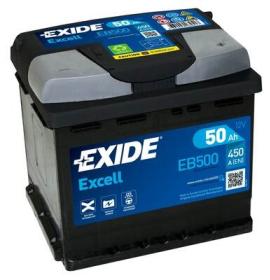BATERIA EXIDE EXCELL 50AH 450EN L1 +D. EB500