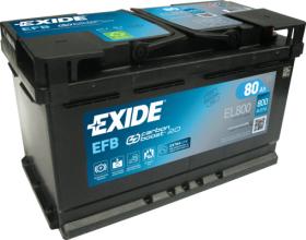 BATERIA EXIDE EFB 80AH 800EN L4 +D. EL800