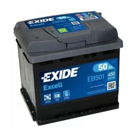 BATERIA EXIDE EXCELL 50AH 450EN +I. EB501