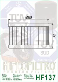 Filtro de óleo - HIFLO HF137