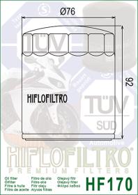 Filtro de óleo - HIFLO HF170-C (cromado)