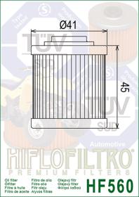 Filtro de óleo - HIFLO HF560