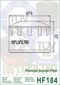 Filtro de óleo - HIFLO HF184
