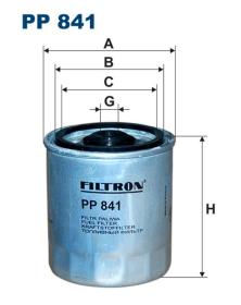 FILTRON Filtro de Combustível PP841