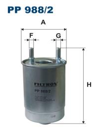 FILTRON Filtro de Combustível PP988/2
