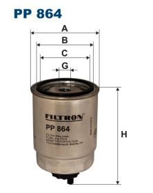 FILTRON Filtro de Combustível PP864