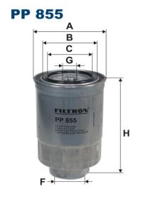 FILTRON Filtro de Combustível PP855