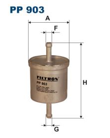 FILTRON Filtro de Combustível PP903
