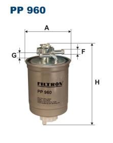 FILTRON Filtro de Combustível PP960