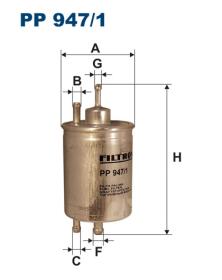 FILTRON Filtro de Combustível PP947/1