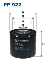 FILTRON Filtro de Combustível PP922