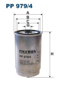 FILTRON Filtro de Combustível PP979/4