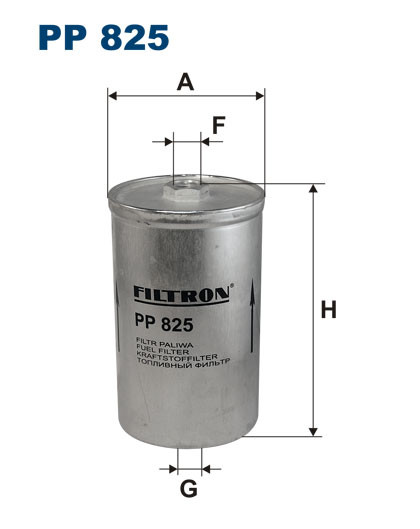 FILTRON Filtro de Combustível PP825