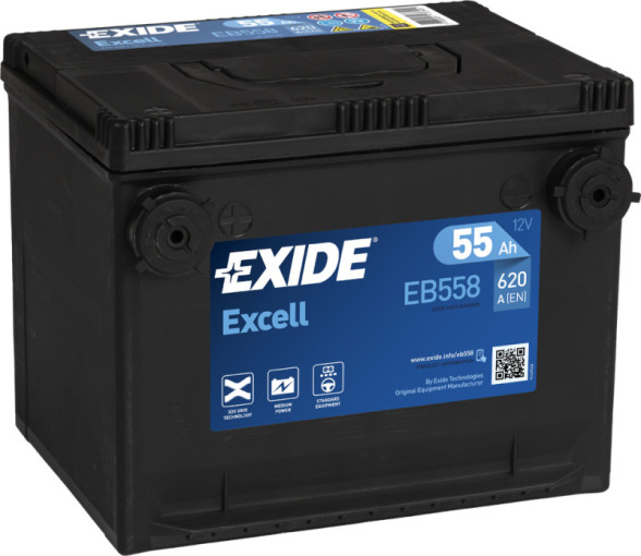 BATERIA EXIDE EXCELL 60AH 620EN G75+I. EB558