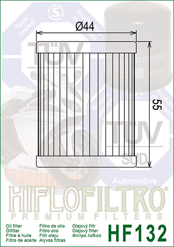 Filtro de óleo - HIFLO HF132
